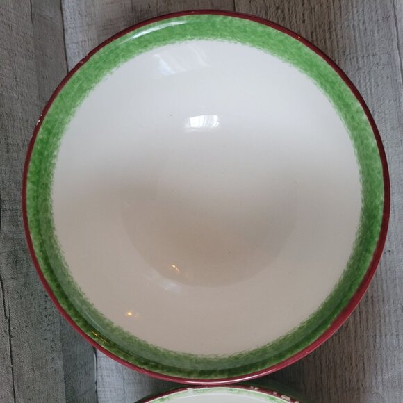 The Cellar Holiday Cabin Ceramic Bowls Set Of 2 - Picture 4 of 11